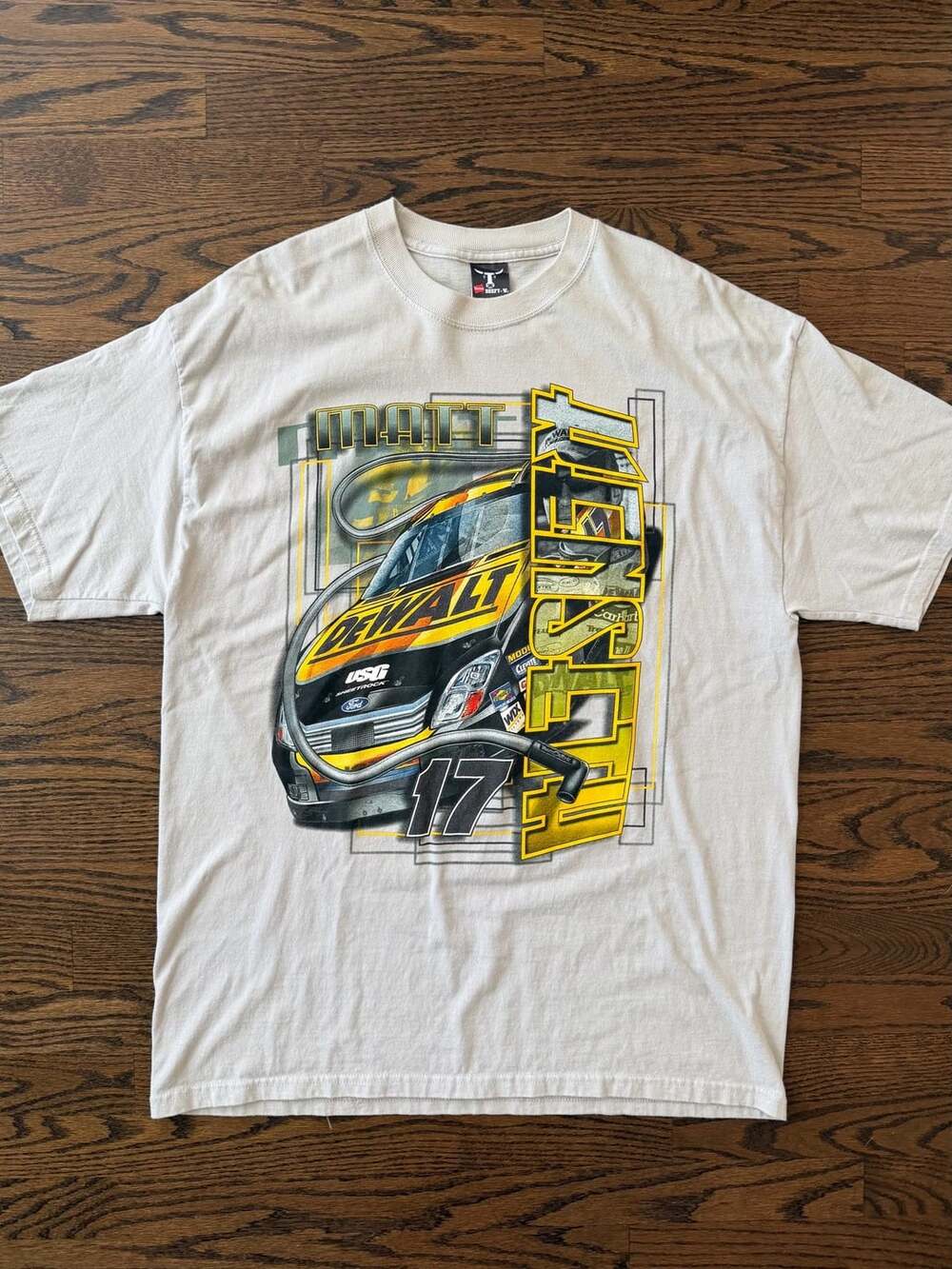 Vintage Matt Kenseth #17 DeWalt NASCAR Racing T-Shirt XL